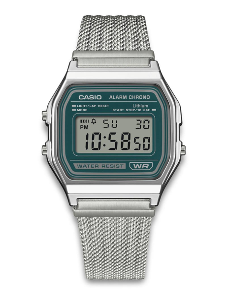 Model A158WEM-3EF, autoriseret forhandler Klokkerogsmykker.shop - Norsk