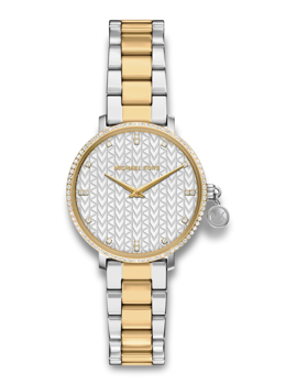 Michael Kors MK7574 Dameklokke i tofarget stål