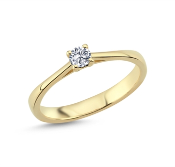 Nuran Ringe , med totalt 0,18 ct Wesselton SI