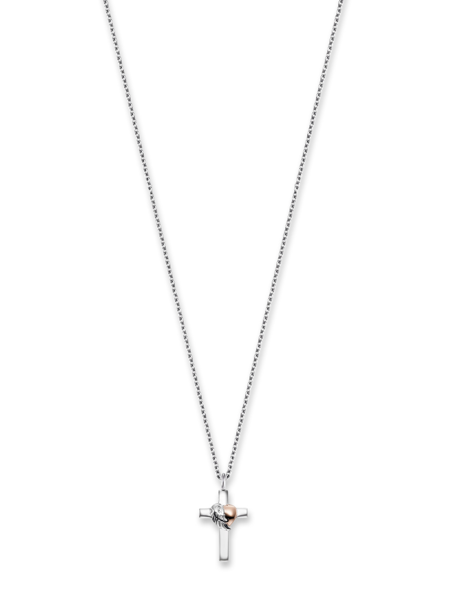 Model ERN-CROSSHEART-BIR, autoriseret forhandler Klokkerogsmykker.shop - Norsk