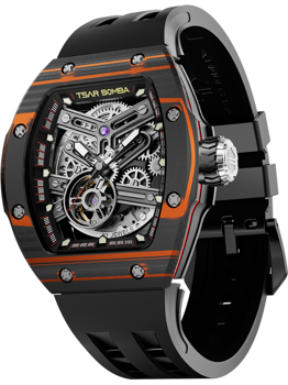 Model TB8218CF-BlackOrange, autoriseret forhandler Klokkerogsmykker.shop - Norsk